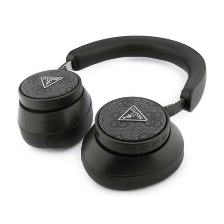 Guess Orjinal Lisanslı ENC PU 4G Desenli Üçgen Logolu Kulak Üstü Bluetooth Kulaklık