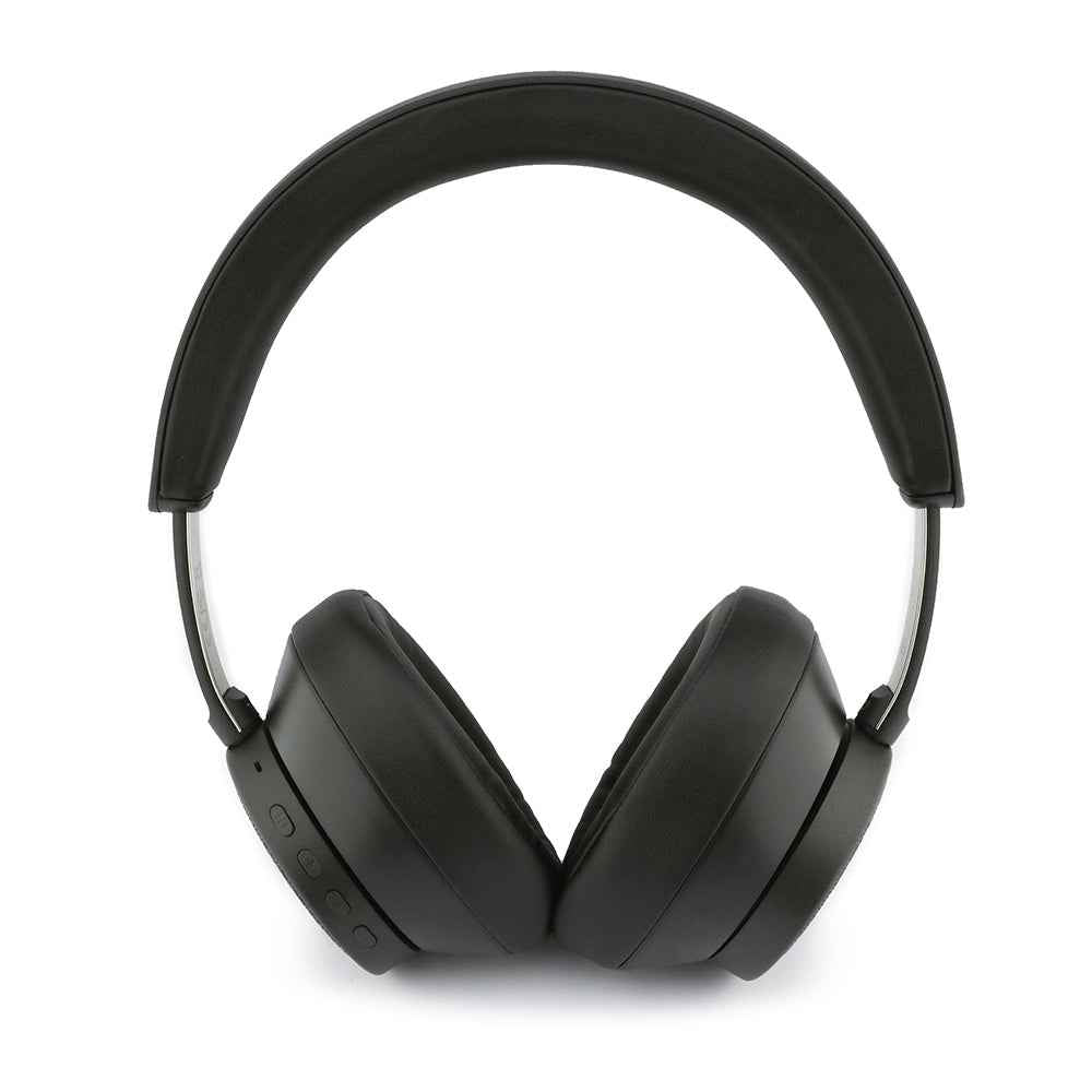 Guess Orjinal Lisanslı ENC PU 4G Desenli Üçgen Logolu Kulak Üstü Bluetooth Kulaklık