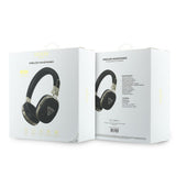 Guess Orjinal Lisanslı ENC Teknolojili PU Üçgen Metal Logolu Kulak Üstü Bluetooth Kulaklık v5.4
