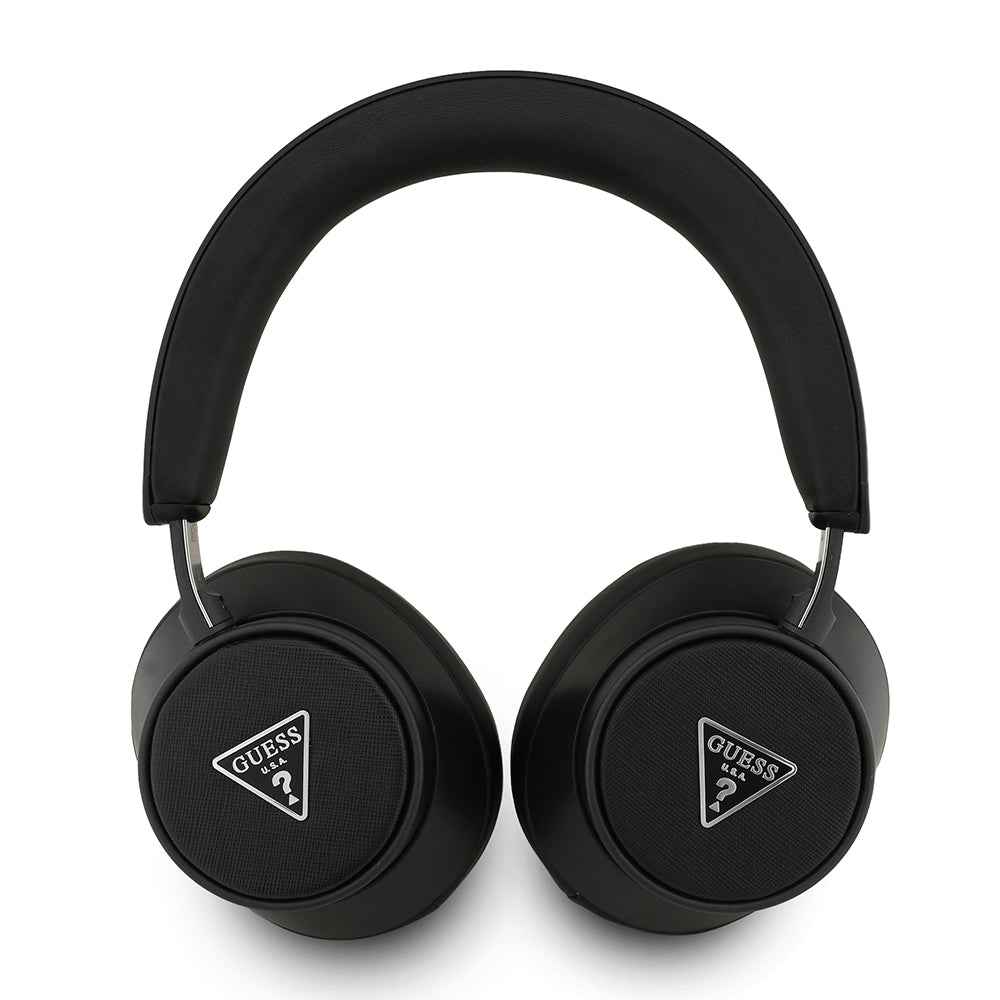 Guess Orjinal Lisanslı ENC Üçgen Logolu Saffiano Kulak Üstü Bluetooth Kulaklık
