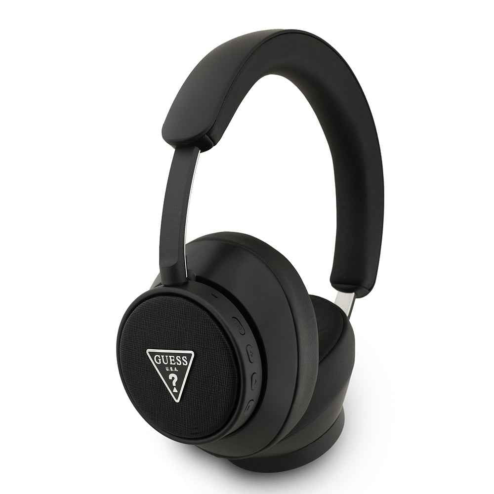 Guess Orjinal Lisanslı ENC Üçgen Logolu Saffiano Kulak Üstü Bluetooth Kulaklık