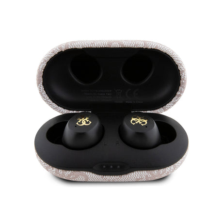 Guess Orjinal Lisanslı Klasik Metal Yazı Logolu TWS Kulak İçi Bluetooth Kulaklık