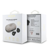 Guess Orjinal Lisanslı Klasik Metal Yazı Logolu TWS Kulak İçi Bluetooth Kulaklık