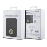Guess Orjinal Lisanslı M-safe Şarj Özellikli Taşlı 4G Logolu Powerbank 5000mAh 15W