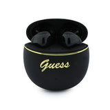 Guess Orjinal Lisanslı Metal Yazı Logolu Kulak içi TWS Kulaklık ve Speaker Hoparlör 2in1 Set