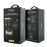 Guess Orjinal Lisanslı Metal Yazı Logolu Kulak içi TWS Kulaklık ve Speaker Hoparlör 2in1 Set