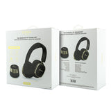 Guess Orjinal Lisanslı Metal Yazı Logolu Kulak Üstü Kulaklık ve Speaker Hoparlör 2in1 Set