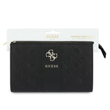 Guess Orjinal Lisanslı Peony ve 4G Desenli Şerit Detaylı Metal Logolu Omuz Askılı El Çantası