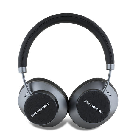 Karl Lagerfeld Orjinal Lisanslı ANC/ENC Özellikli KL Yazı Logolu Saffiano Serisi Kulak Üstü Bluetooth Kulaklık v5.3