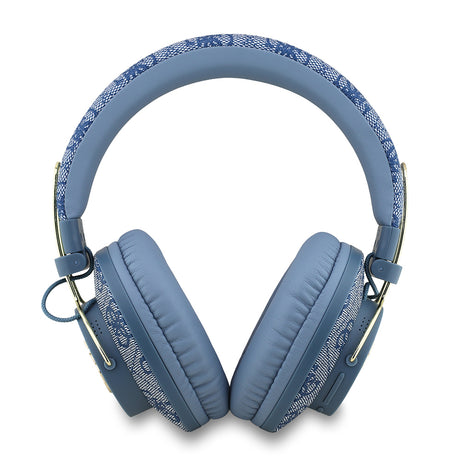 Guess Orjinal Lisanslı PU 4G Desenli Büyük Metal Logolu Kulak Üstü Bluetooth Kulaklık