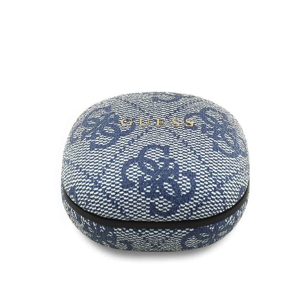 Guess Orjinal Lisanslı PU 4G Desenli Klasik Metal Yazı Logolu TWS Kulak İçi Bluetooth Kulaklık