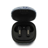 Guess Orjinal Lisanslı PU 4G Desenli Klasik Metal Yazı Logolu TWS Kulak İçi Bluetooth Kulaklık