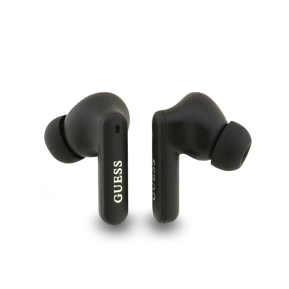 Guess Orjinal Lisanslı PU 4G Desenli Klasik Metal Yazı Logolu TWS Kulak İçi Bluetooth Kulaklık