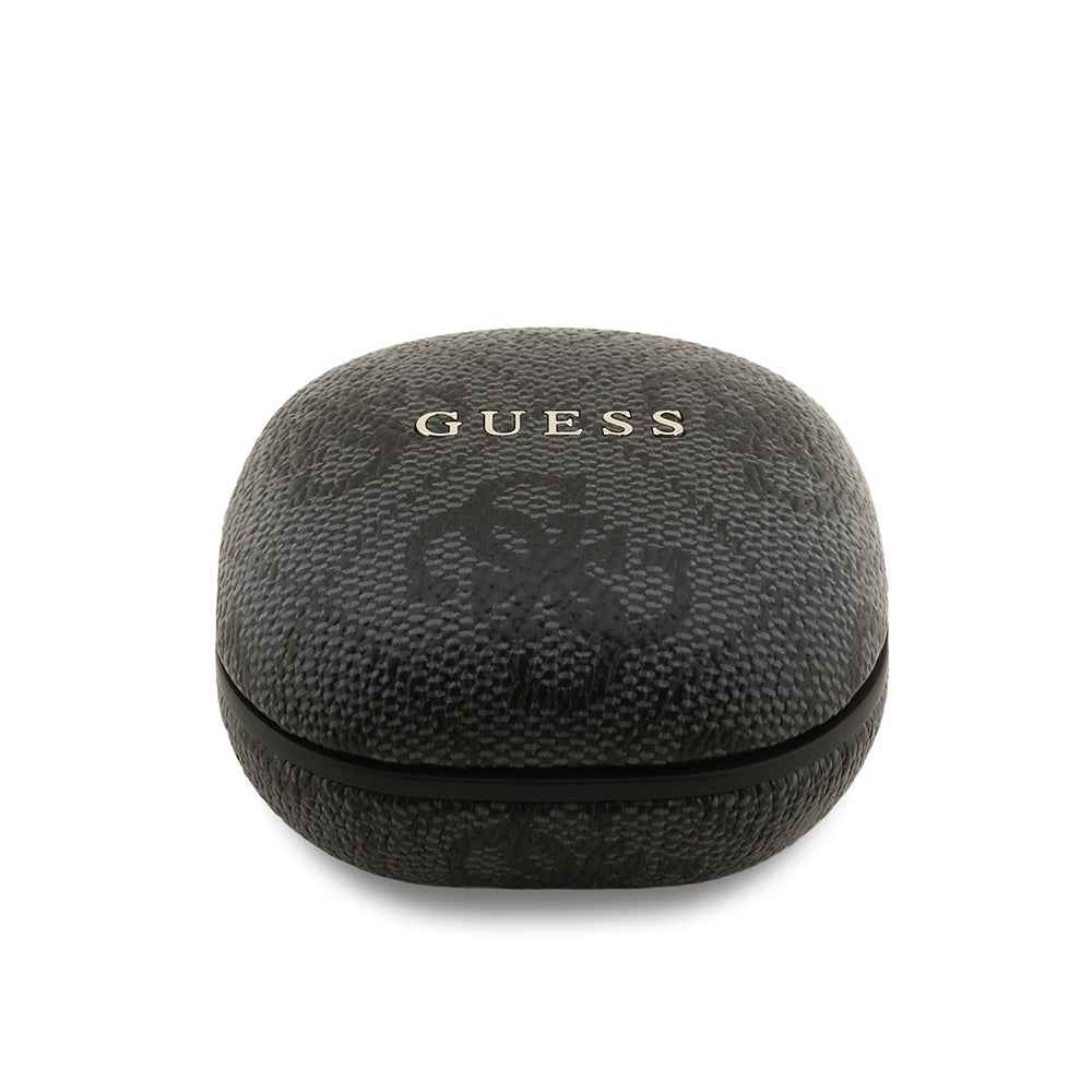 Guess Orjinal Lisanslı PU 4G Desenli Klasik Metal Yazı Logolu TWS Kulak İçi Bluetooth Kulaklık