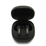 Guess Orjinal Lisanslı PU 4G Desenli Klasik Metal Yazı Logolu TWS Kulak İçi Bluetooth Kulaklık