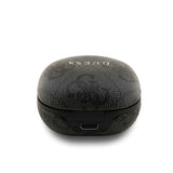 Guess Orjinal Lisanslı PU 4G Desenli Klasik Metal Yazı Logolu TWS Kulak İçi Bluetooth Kulaklık