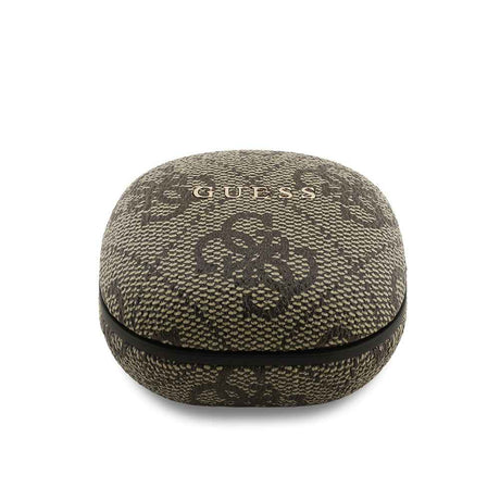 Guess Orjinal Lisanslı PU 4G Desenli Klasik Metal Yazı Logolu TWS Kulak İçi Bluetooth Kulaklık