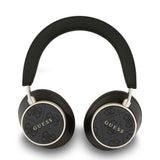 Guess Orjinal Lisanslı PU 4G Desenli Metal Logo Ayarlanabilir Kulak Üstü Bluetooth Kulaklık