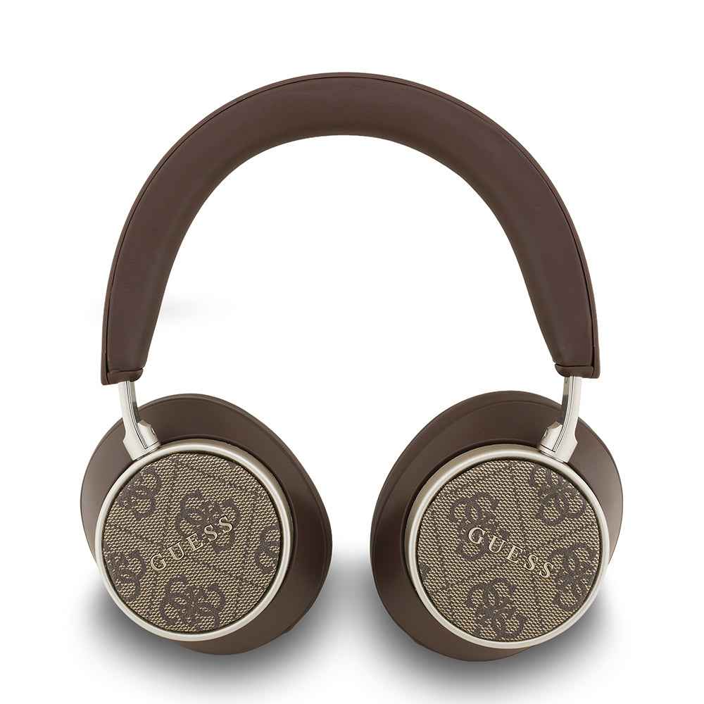Guess Orjinal Lisanslı PU 4G Desenli Metal Logo Ayarlanabilir Kulak Üstü Bluetooth Kulaklık