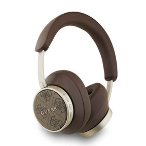 Guess Orjinal Lisanslı PU 4G Desenli Metal Logo Ayarlanabilir Kulak Üstü Bluetooth Kulaklık