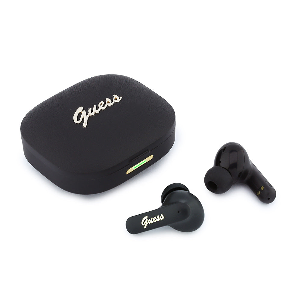 Guess Orjinal Lisanslı Script Metal Yazı Logolu TWS Kulak İçi Bluetooth Kulaklık