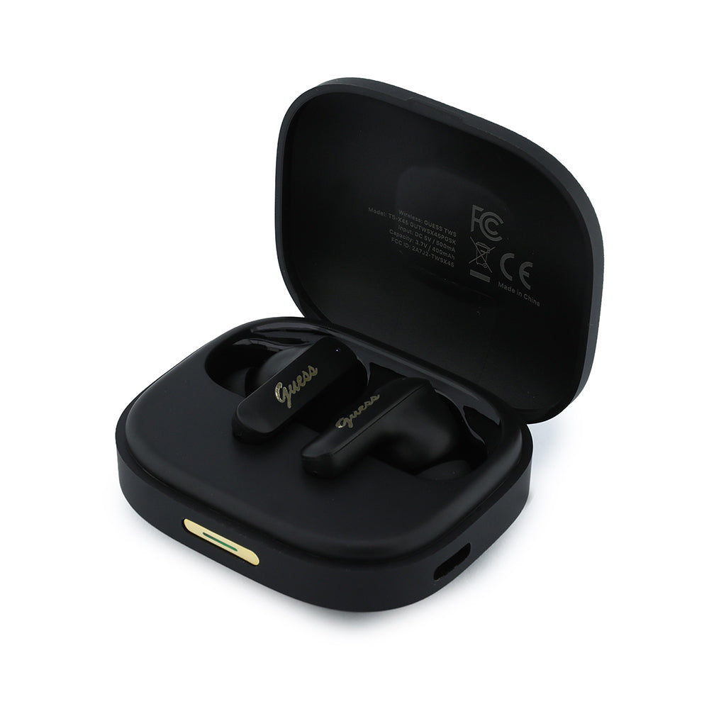 Guess Orjinal Lisanslı Script Metal Yazı Logolu TWS Kulak İçi Bluetooth Kulaklık