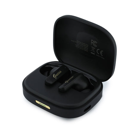 Guess Orjinal Lisanslı Script Metal Yazı Logolu TWS Kulak İçi Bluetooth Kulaklık
