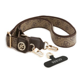 Guess Orjinal Lisanslı Taşlı 4G Metal Logolu Çapraz Vücut Telefon Askı Kayışı 150cm