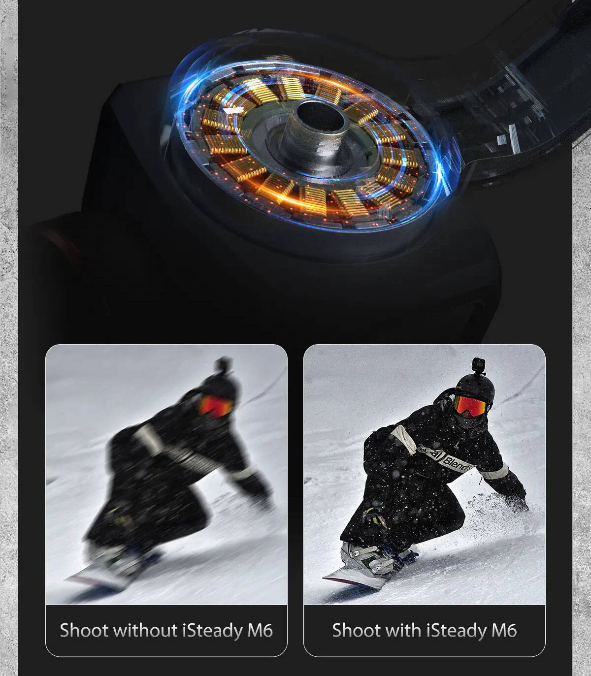 Hohem iSteady M6 3 Eksenli El Tipi AI Yapay Zeka Görüş Sensörlü Gimbal Stabilizatör