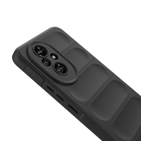 Honor 200 Pro Kılıf Esnek TPU Oyuklu Arka Yüzey Tasarımlı Zore Etnik Silikon Kapak