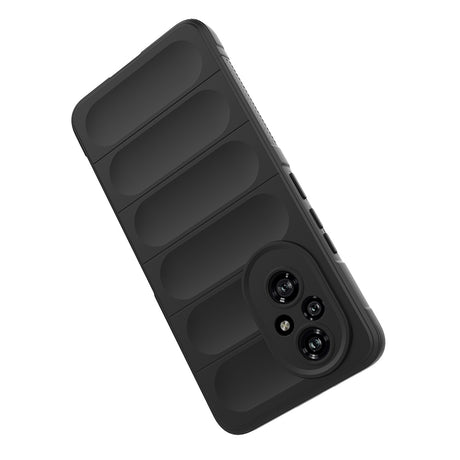 Honor 200 Pro Kılıf Esnek TPU Oyuklu Arka Yüzey Tasarımlı Zore Etnik Silikon Kapak