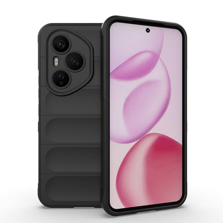 Honor 400 Pro Kılıf Esnek TPU Oyuklu Arka Yüzey Tasarımlı Zore Etnik Silikon Kapak