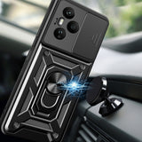 Honor 400 Pro Kılıf Magnetik Standlı Kamera Korumalı Zore Sürgülü Vega Kapak