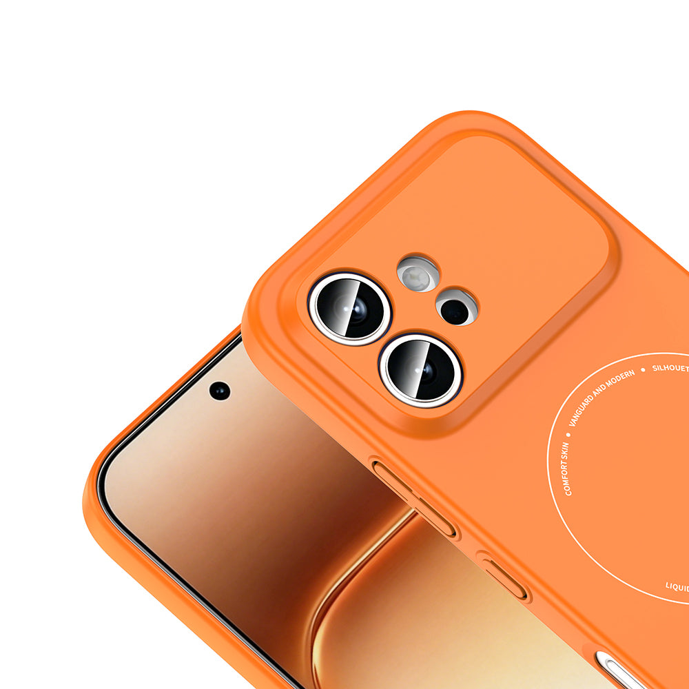 Honor 600 5G Kılıf M-Safe Şarj Özellikli Kamera Korumalı Zore Elio Sert PC Kapak