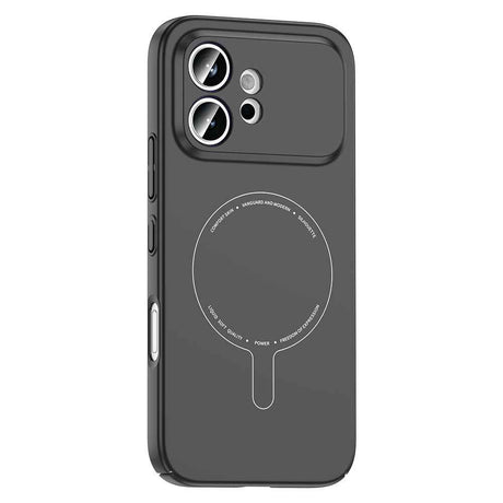 Honor 600 5G Kılıf M-Safe Şarj Özellikli Kamera Korumalı Zore Elio Sert PC Kapak