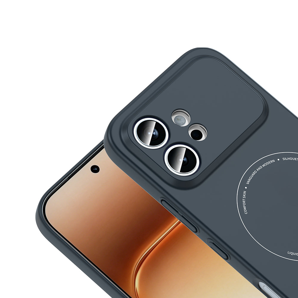 Honor 600 5G Kılıf M-Safe Şarj Özellikli Kamera Korumalı Zore Elio Sert PC Kapak
