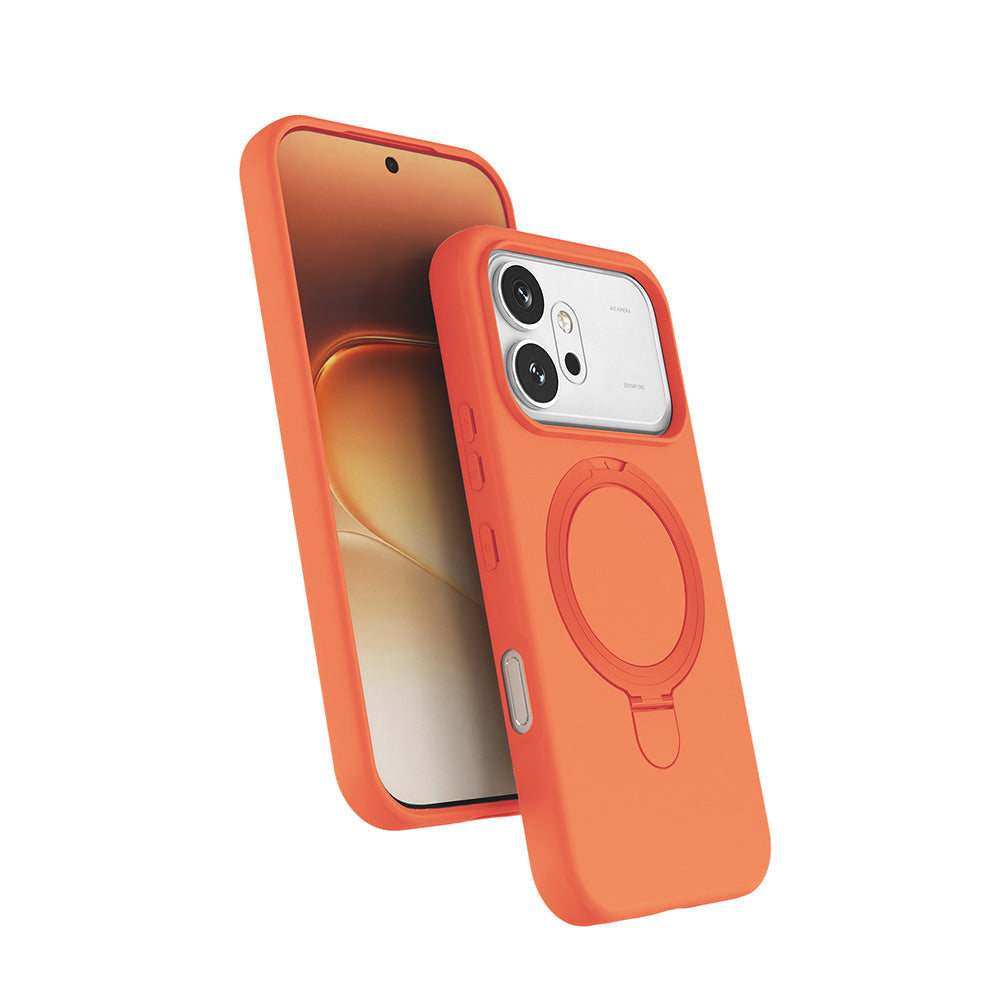 Honor 600 5G Kılıf M-safe Şarj Özellikli Standlı Zore Samara Kapak
