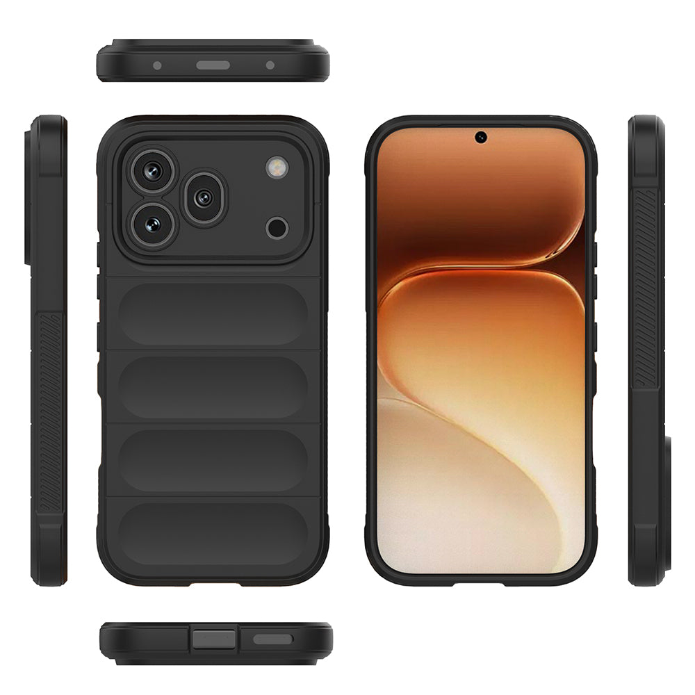 Honor 600 Pro 5G Kılıf Esnek TPU Oyuklu Arka Yüzey Tasarımlı Zore Etnik Silikon Kapak
