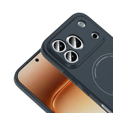 Honor 600 Pro 5G Kılıf M-Safe Şarj Özellikli Kamera Korumalı Zore Elio Sert PC Kapak