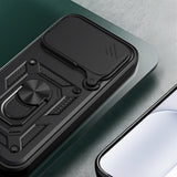 Honor 600 Pro 5G Kılıf Magnetik Standlı Kamera Korumalı Zore Sürgülü Vega Kapak