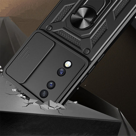 Honor 70 Kılıf Magnetik Standlı Kamera Korumalı Zore Sürgülü Vega Kapak