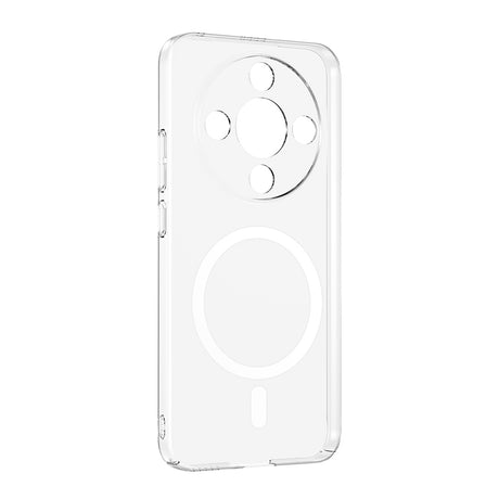 Honor Magic 8 Lite 5G Kamera Korumalı M-Safe Şarj Özellikli Şeffaf Zore London Sert PC Kapak