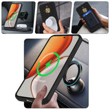 Honor Magic 8 Lite 5G Kılıf M-safe Şarj Özellikli Standlı Zore Samara Kapak