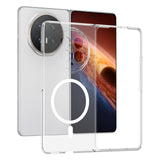 Honor Magic V6 Kamera Korumalı M-Safe Şarj Özellikli Şeffaf Zore London Sert PC Kapak