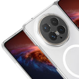 Honor Magic V6 Kamera Korumalı M-Safe Şarj Özellikli Şeffaf Zore London Sert PC Kapak