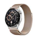 Huawei GT2 42mm Zore Band-12 20mm Metal Hasır Kordon