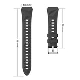 Huawei GT4 41mm Zore KRD-129 18mm Silikon Kordon Strap Kayış
