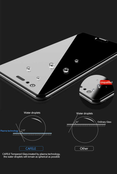 Huawei P10 Plus Zore Ekranı Tam Kaplayan Düz Cam Koruyucu