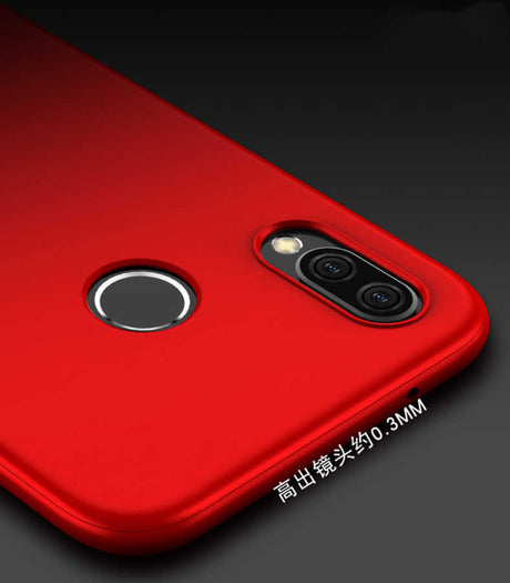 Huawei P20 Lite Kılıf Zore 360 3 Parçalı Rubber Kapak