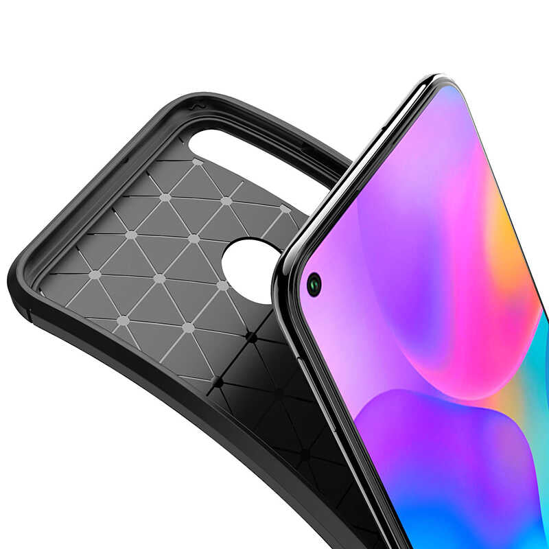 Huawei P40 Lite E Kılıf Zore Negro Silikon Kapak
